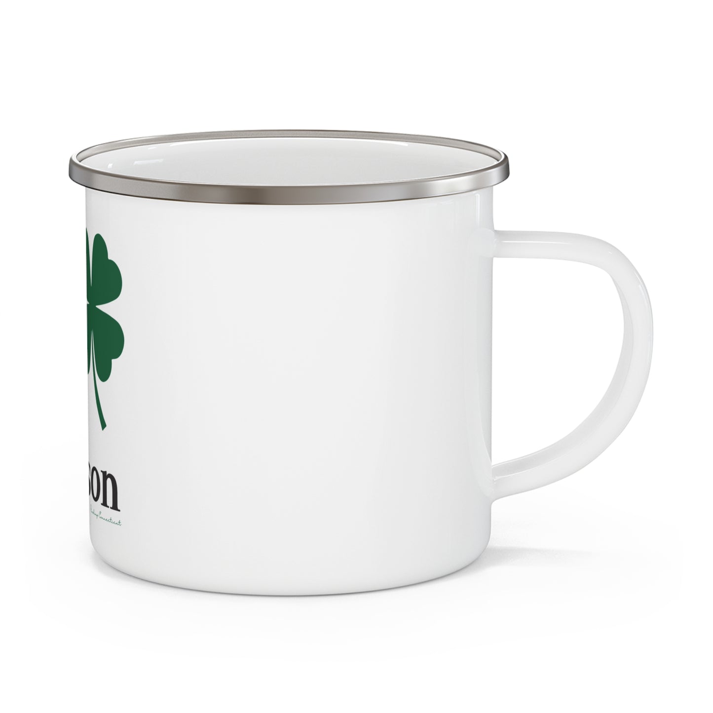 I Clover Madison Enamel Camping Mug