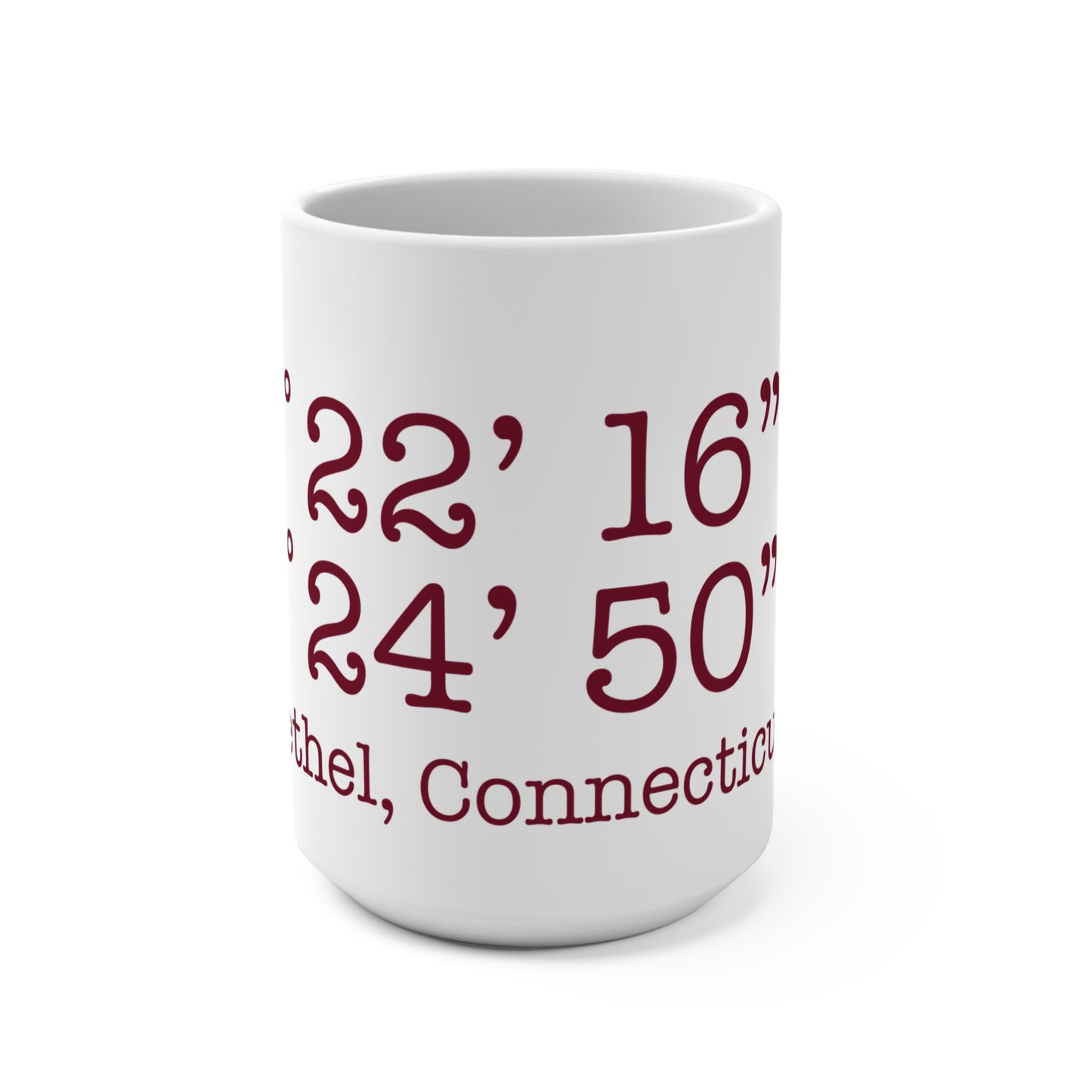 Bethel Coordinates Mug 15oz
