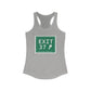 Vintage Exit 37 Merritt Parkway Sign Women's Ideal Racerback Tank Top
