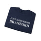Just a kid from Branford Unisex Heavy Blend™ Crewneck Sweatshirt