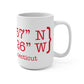 Monroe Coordinates Mug 15oz