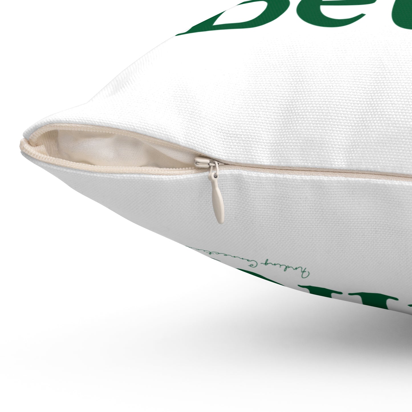 I Clover Bethel Spun Polyester Square Pillow
