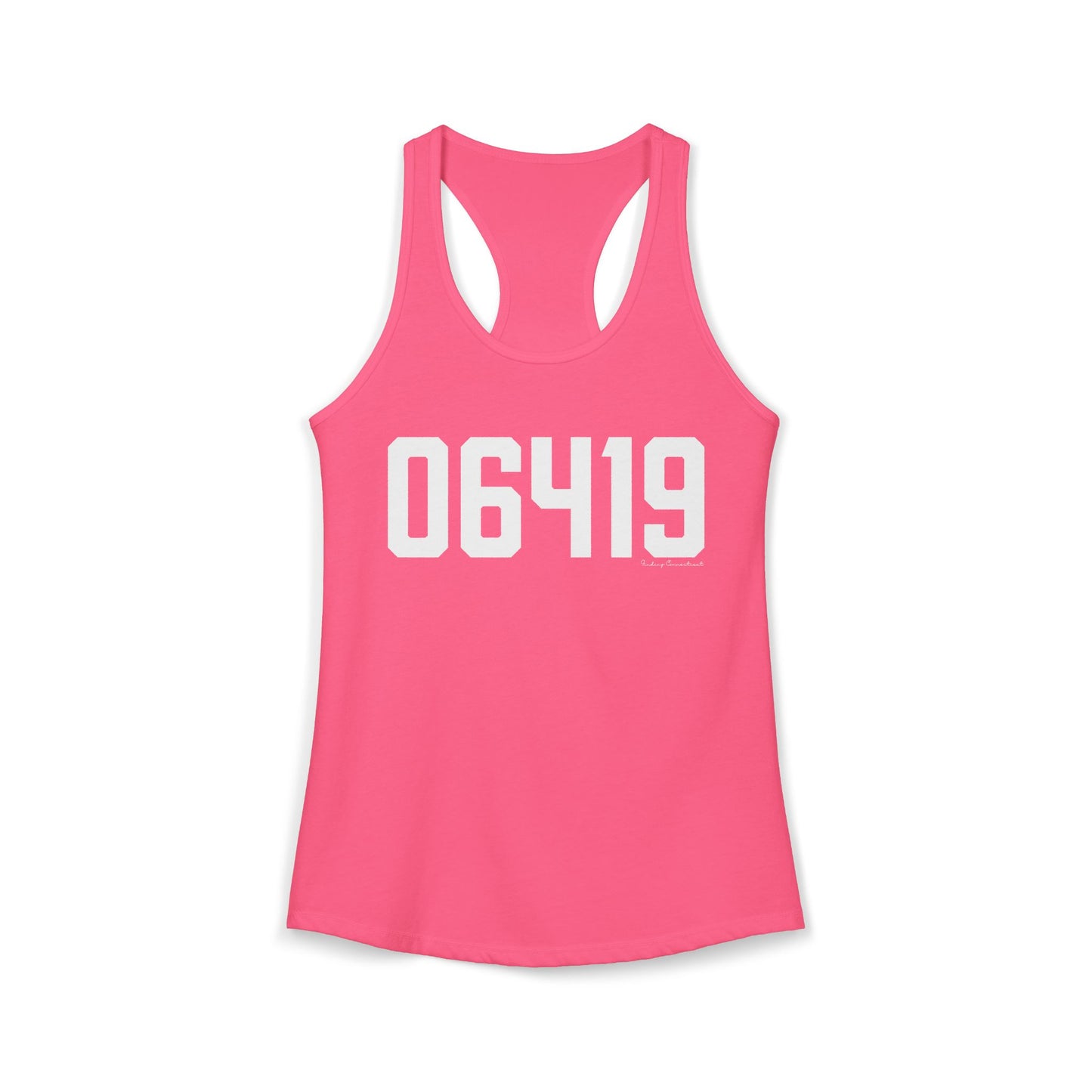 06419 Killingworth CT Zip Code Women's Ideal Racerback Tank Top