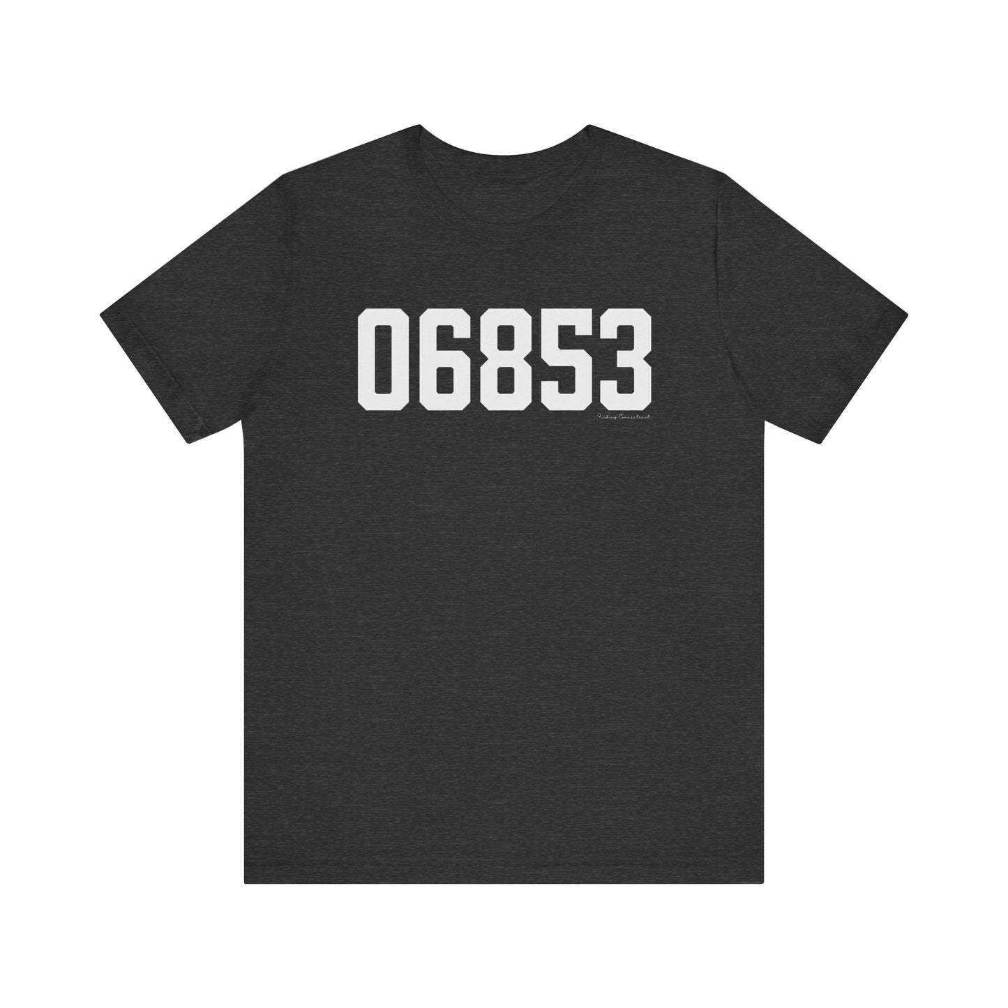 06853 Norwalk CT Zip Code Unisex Jersey Short Sleeve T-Shirt