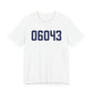 06043 Bolton  Connecticut Zip Code Unisex Jersey Short Sleeve T-Shirt