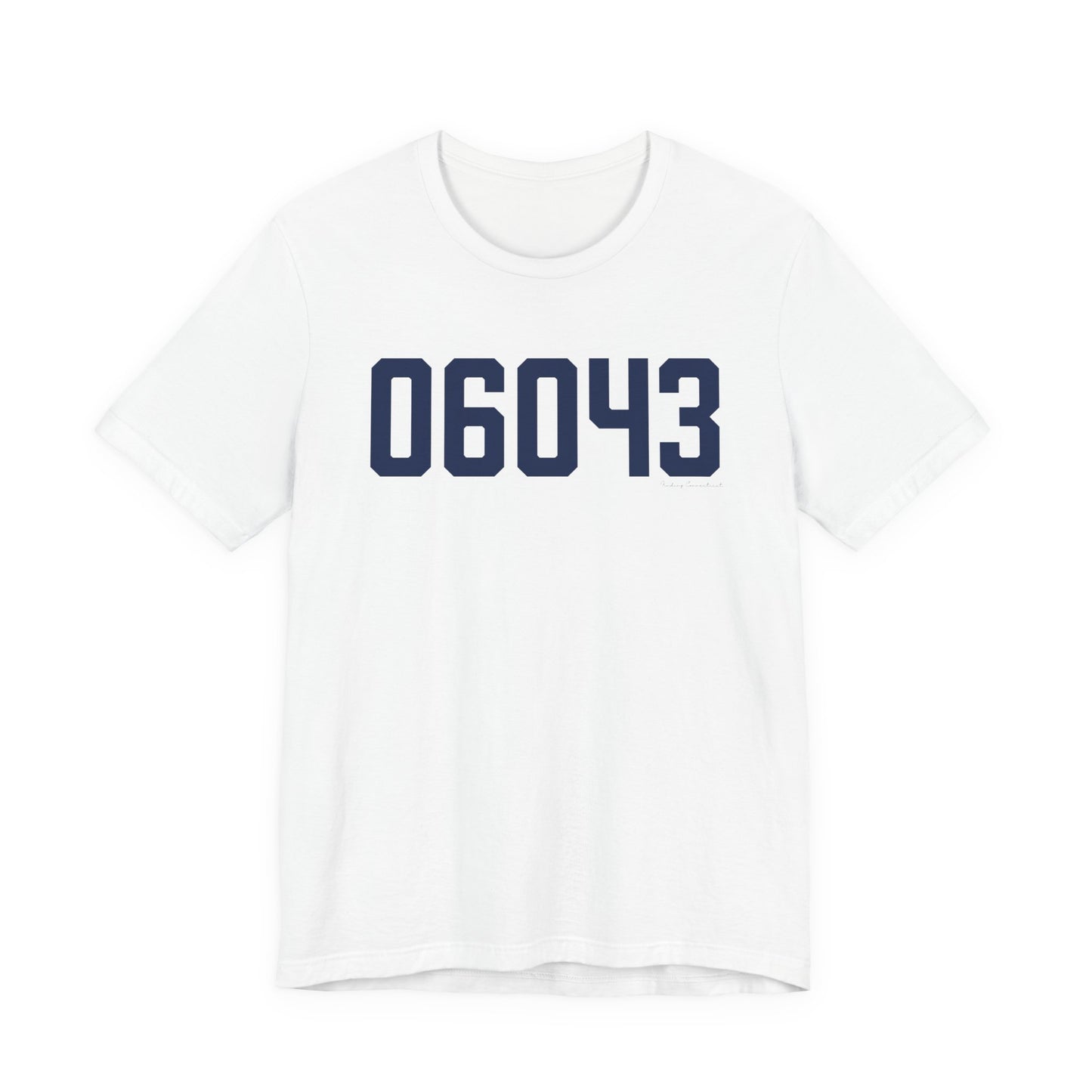 06043 Bolton  Connecticut Zip Code Unisex Jersey Short Sleeve T-Shirt