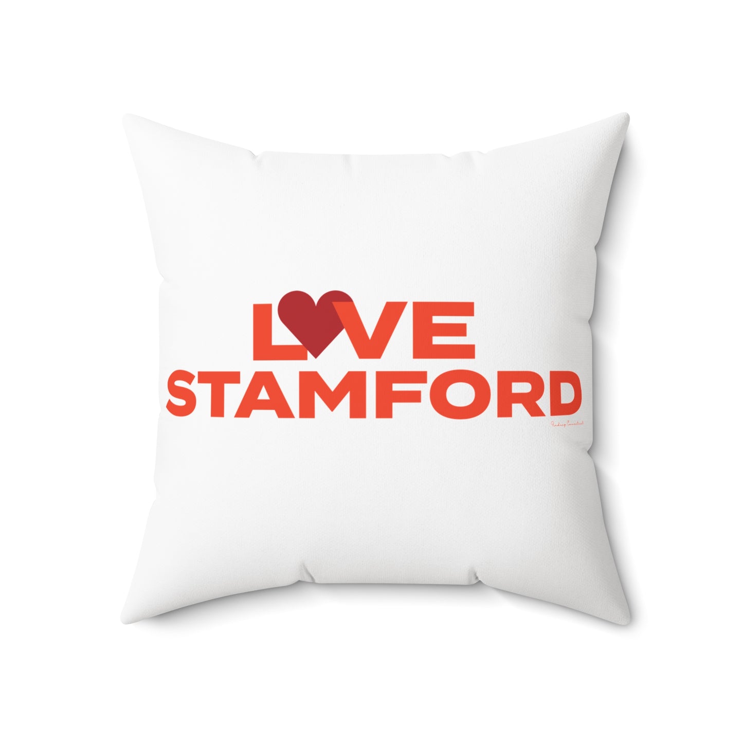 Love Stamford Spun Polyester Square Pillow