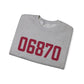 06870 - Greenwich Connecticut Zip Code Unisex Heavy Blend™ Crewneck Sweatshirt