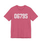 06795 - Watertown CT Zip Code Unisex Jersey Short Sleeve T-Shirt