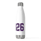 06026 East Granby Connecticut Zip Code 20 oz Insulated Bottle