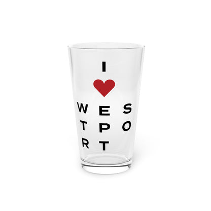 Westport Vision Pint Glass, 16oz
