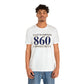 East Hampton 860 Connecticut Unisex Jersey Short Sleeve Tee