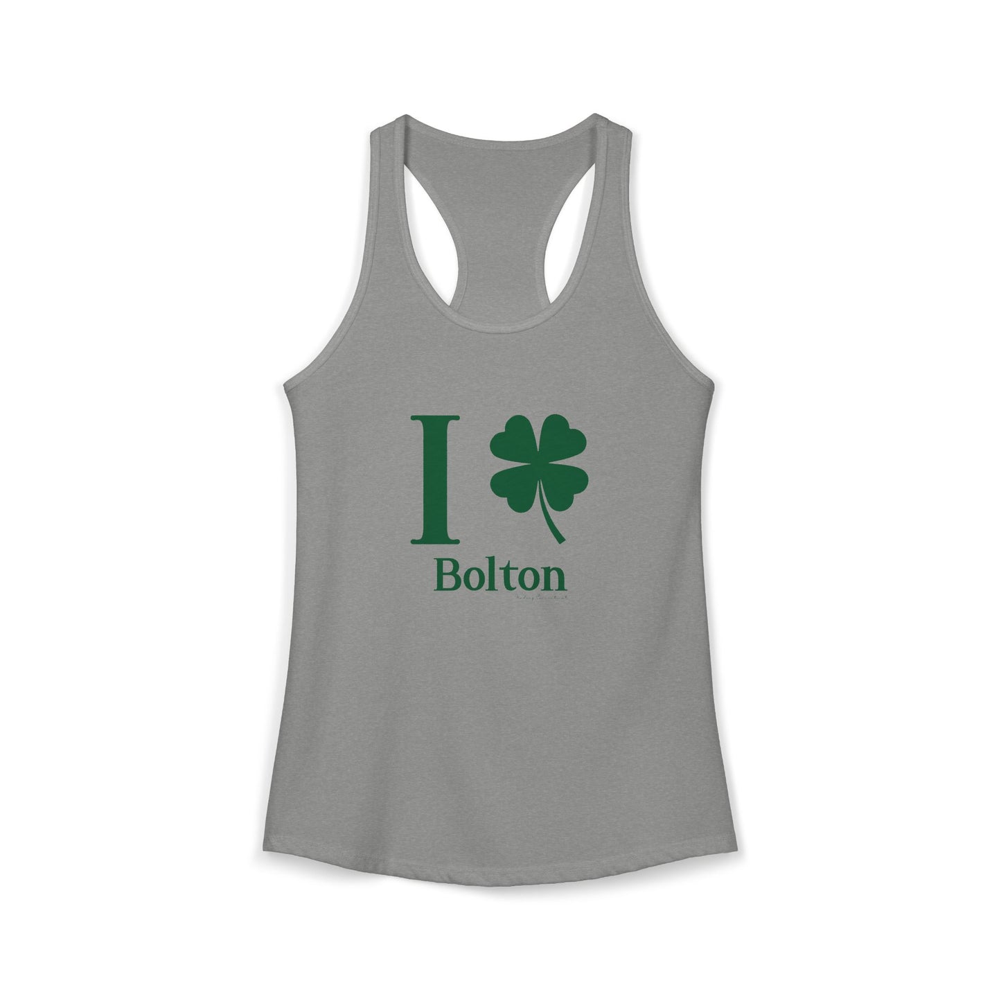 I Clover Bolton Women's Ideal Racerback Tank Top