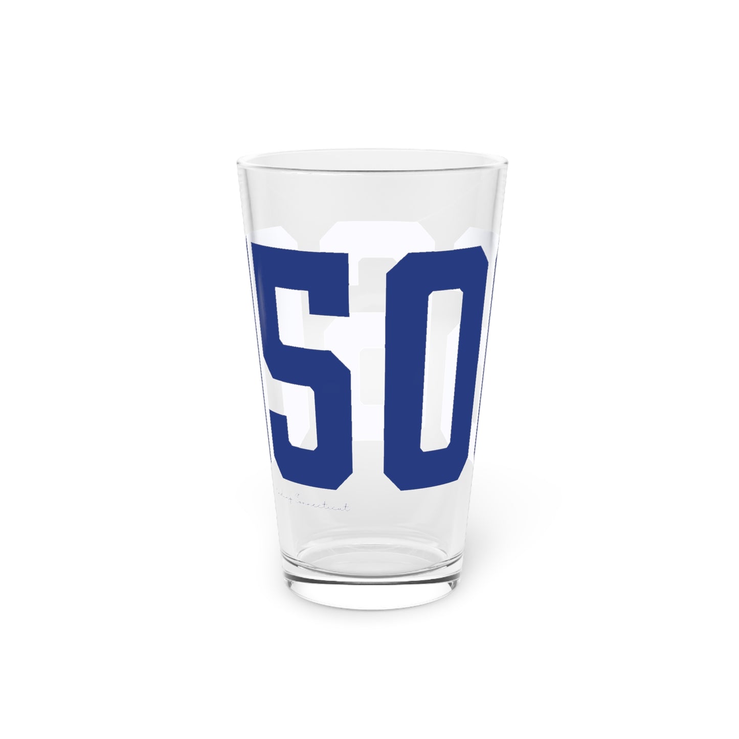 06605 Bridgeport Connecticut Zip Code Pint Glass, 16oz
