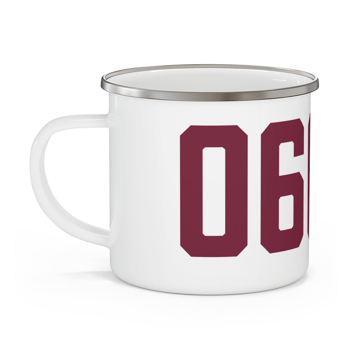 06027 Hartland Connecticut Zip Code Enamel Camping Mug