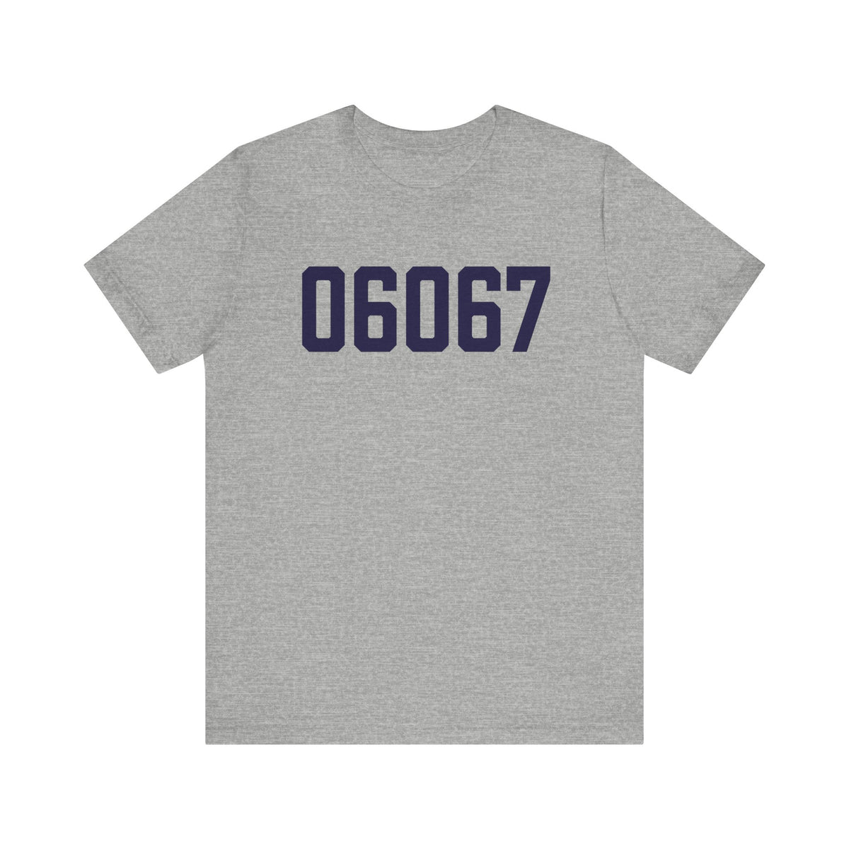 06067 Rocky Hill Connecticut Zip Code Unisex Jersey Short Sleeve T-Shirt