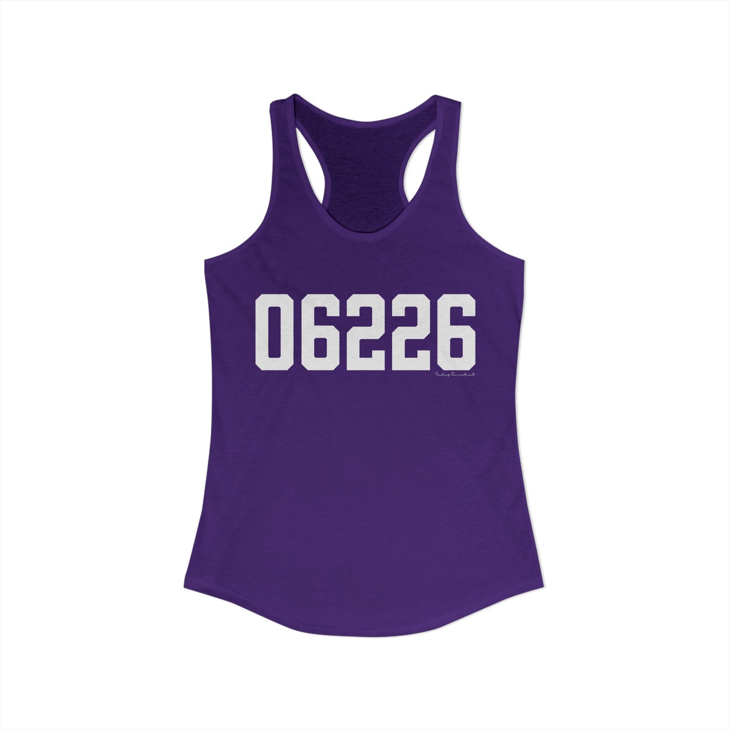 06226 Willimantic CT Zip Code Women's Ideal Racerback Tank Top