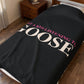 Copy of Just a kid listening to Goose  - Peach & Pink Velveteen Plush Blanket