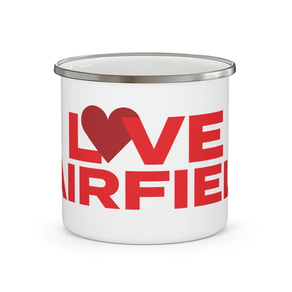 Love Fairfield Enamel Camping Mug