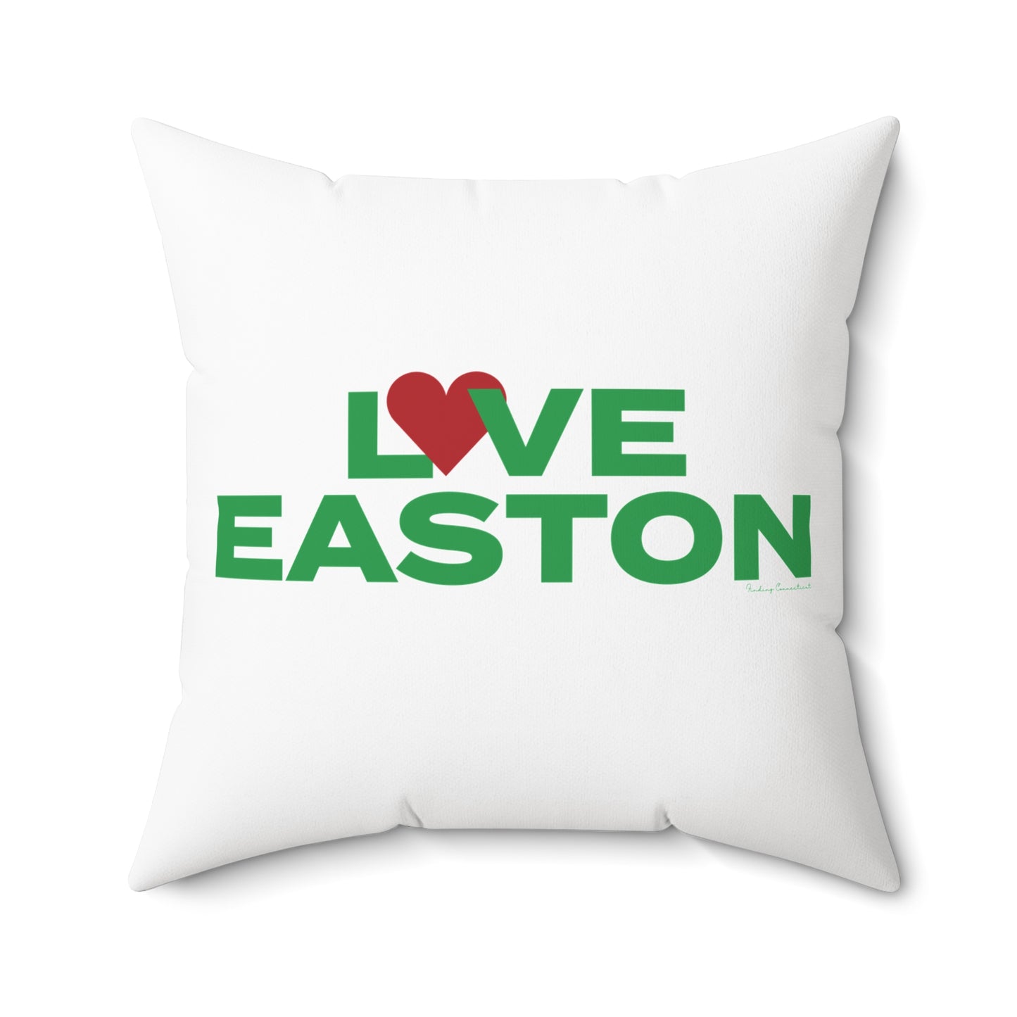 Love Easton Spun Polyester Square Pillow
