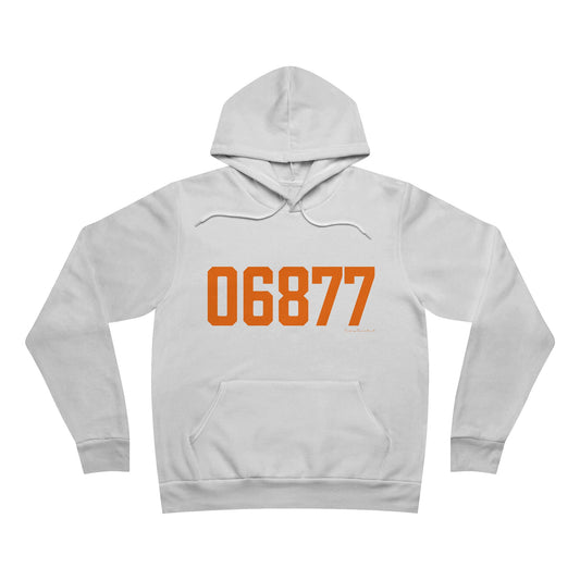 06877 Ridgefield Connecticut Zip Code Unisex Sponge Fleece Pullover Hoodie Sweatshirt
