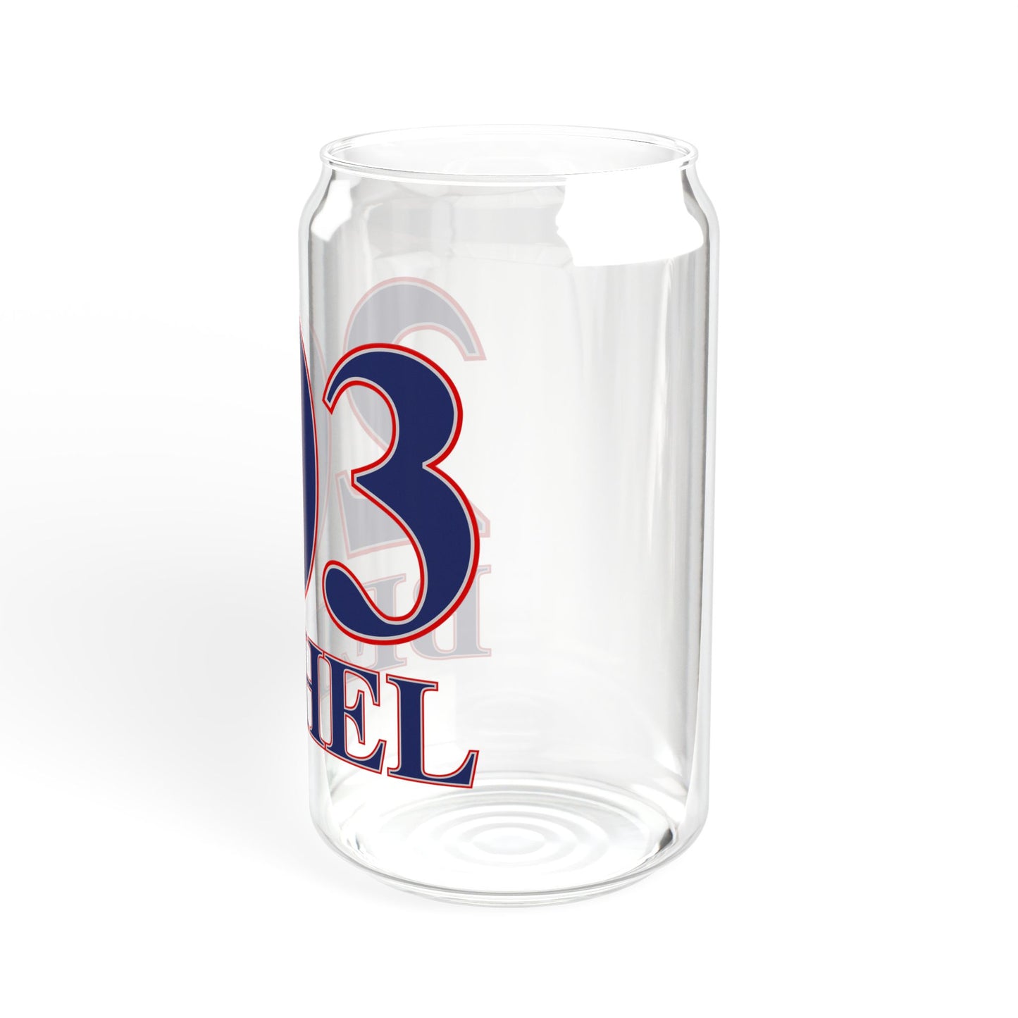 203 Bethel Trumbull Red, White & Blue Sipper Glass, 16oz