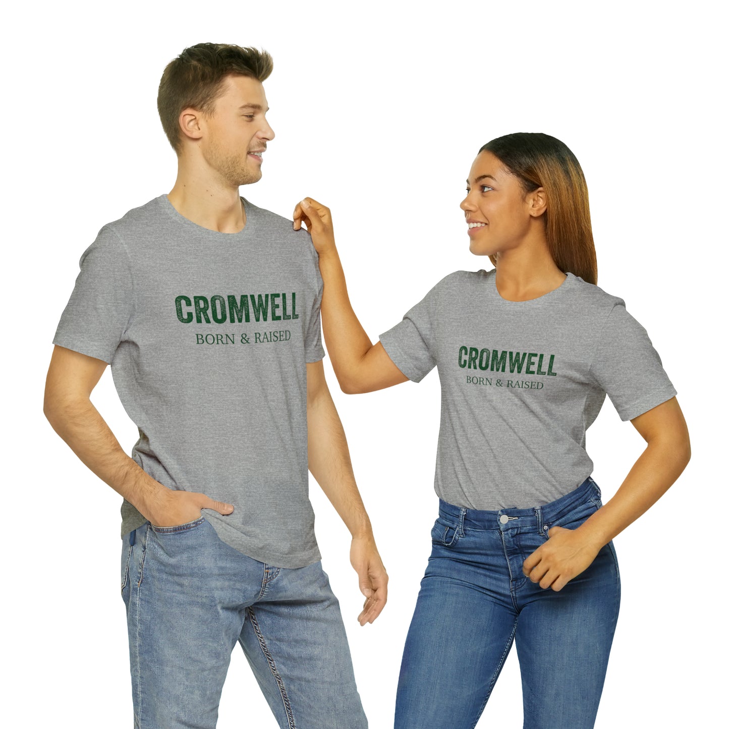 Cromwell Born & Raised Unisex Jersey Short Sleeve T-Shirt