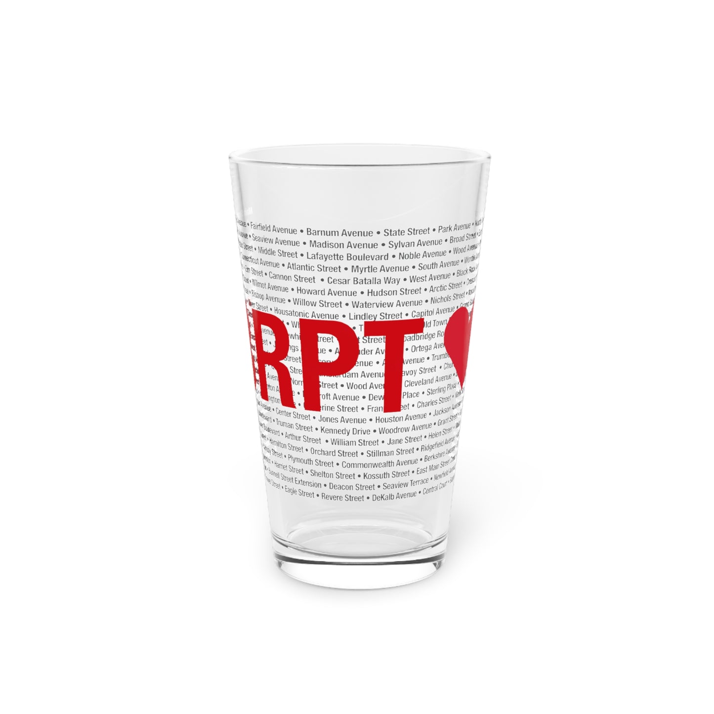 Bridgeport Love Pint Glass, 16oz