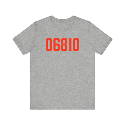 06810 Danbury Connecticut Zip Code Unisex Jersey Short Sleeve T-Shirt