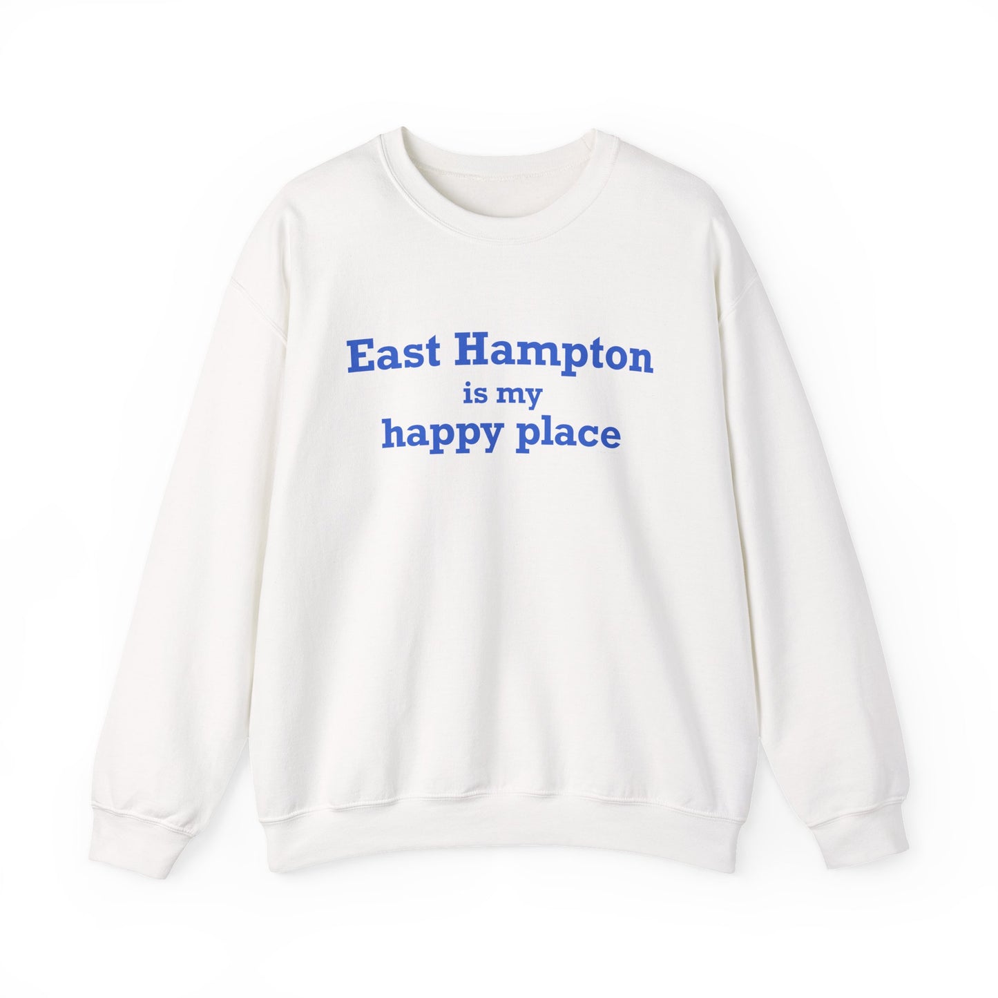 East Hampton is My Happy Place Unisex Heavy Blend™ Crewneck Sweatshirt