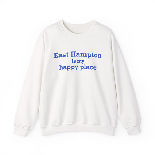 East Hampton is My Happy Place Unisex Heavy Blend™ Crewneck Sweatshirt