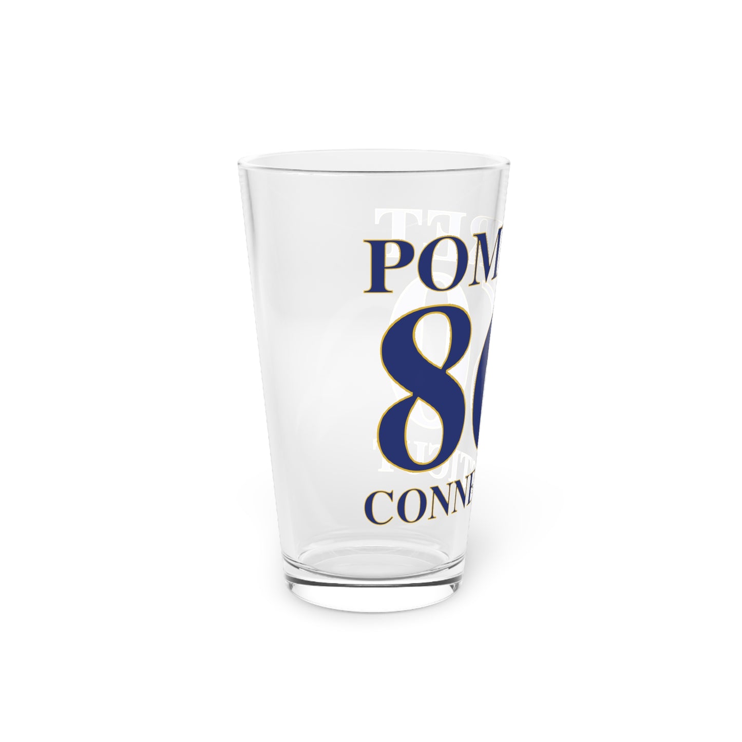 Pomfret 860 Connecticut Pint Glass, 16oz