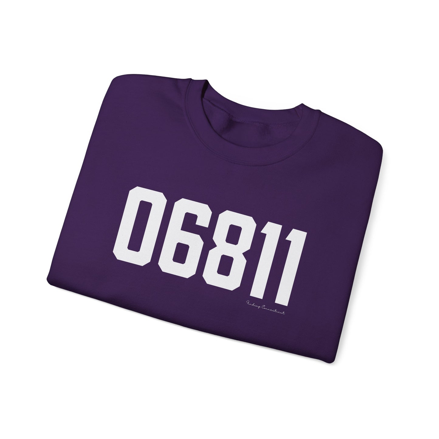 06811 Danbury CT Zip Code Heavy Blend™ Crewneck Sweatshirt
