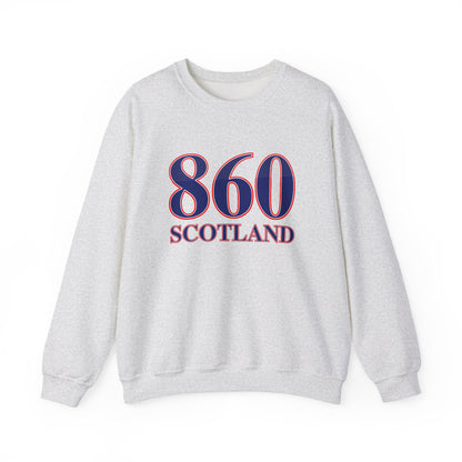 860 Scotland Red White & Blue Unisex Heavy Blend™ Crewneck Sweatshirt