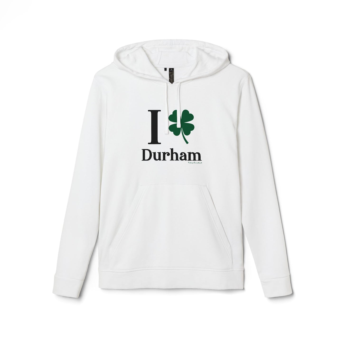 I Clover Durham adidas® Unisex Fleece Hoodie