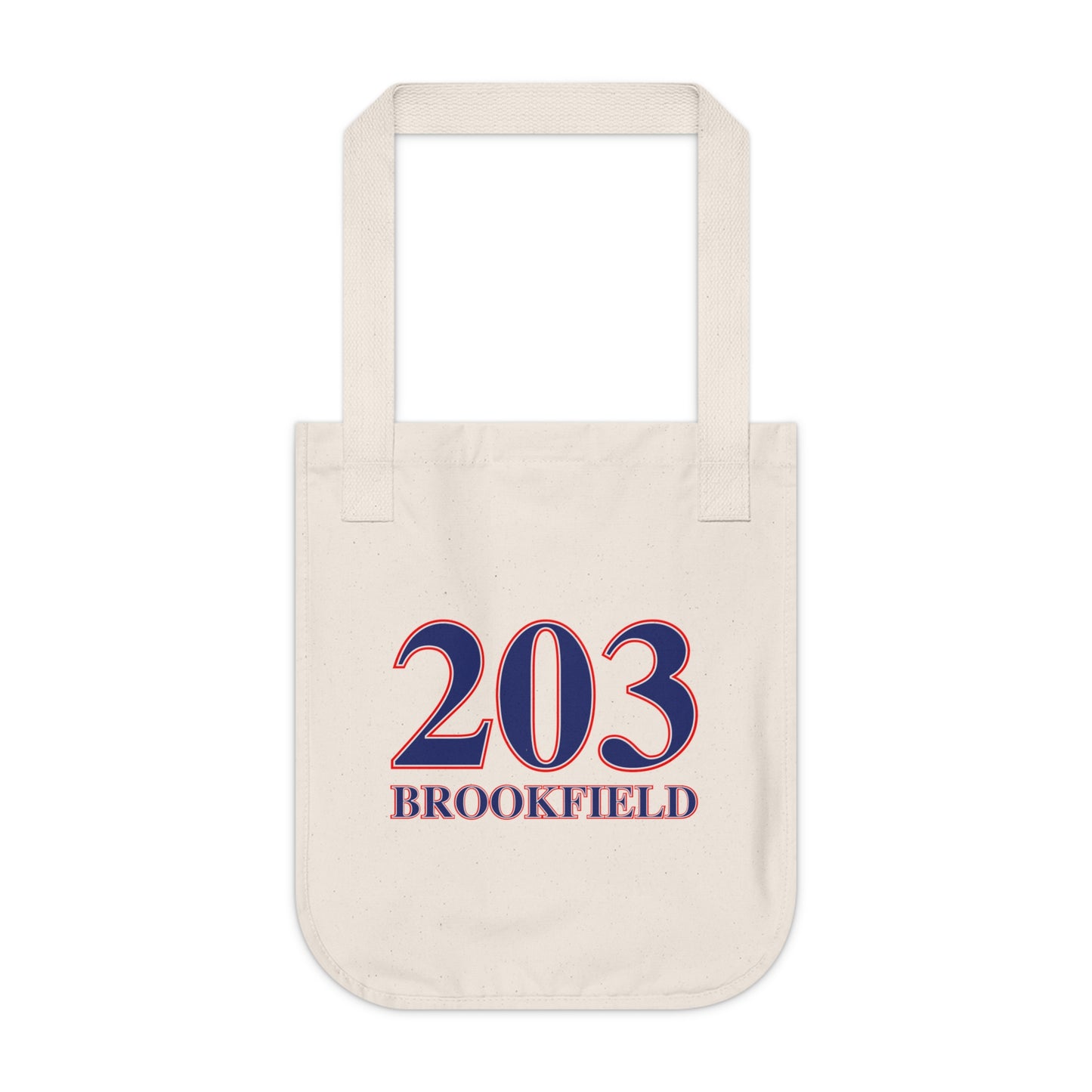 203 Brookfield Red White & Blue Organic Canvas Tote Bag