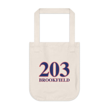 203 Brookfield Red White & Blue Organic Canvas Tote Bag