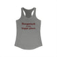 Naugatuck is My Happy Place Women's Ideal Racerback Tank Top