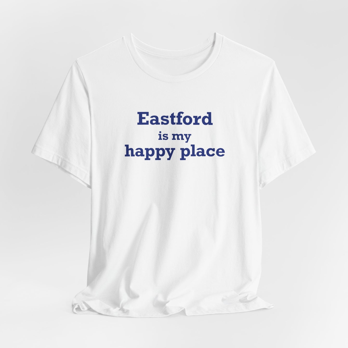 Eastford is My Happy Place Unisex Jersey Short Sleeve T-Shirt