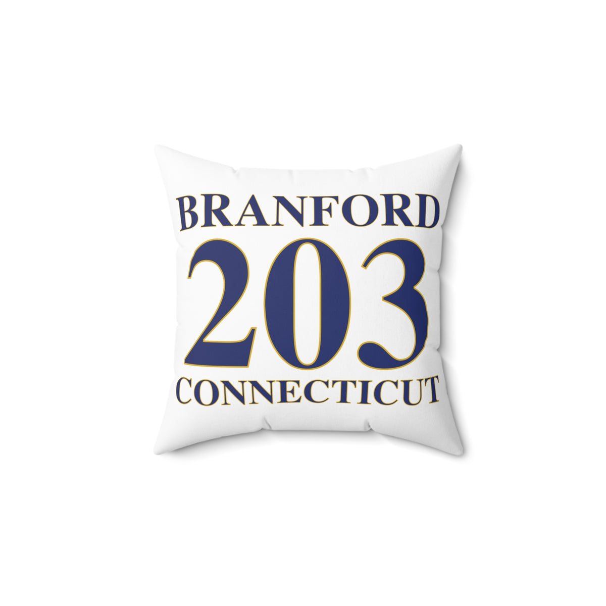 Branford 203 Connecticut Polyester Square Pillow
