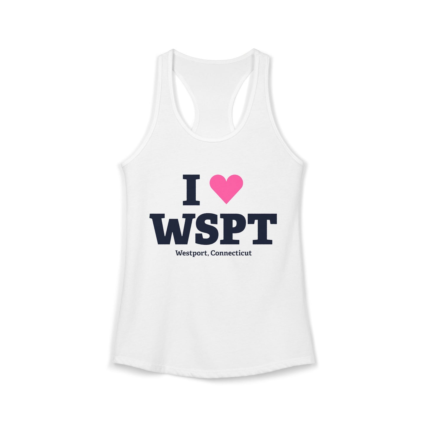 I Heart WSPT Women's Ideal Racerback Tank Top