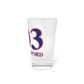 Wallingford Red, White & Blue Pint Glass, 16oz