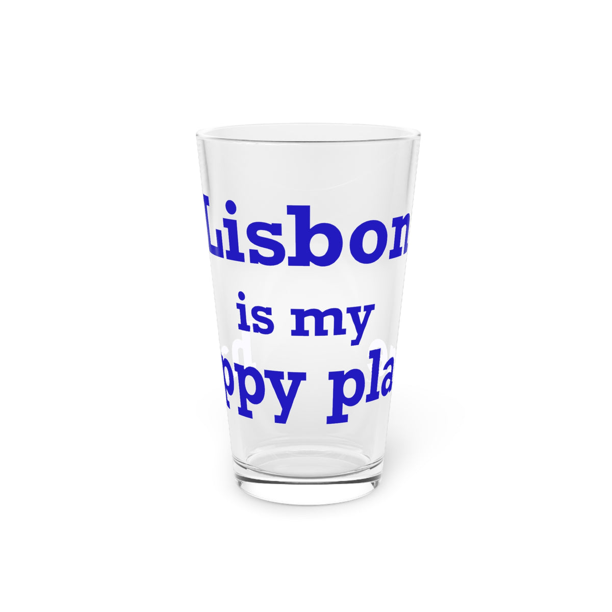Lisbon is My Happy Place Pint Glass, 16oz