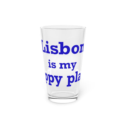 Lisbon is My Happy Place Pint Glass, 16oz