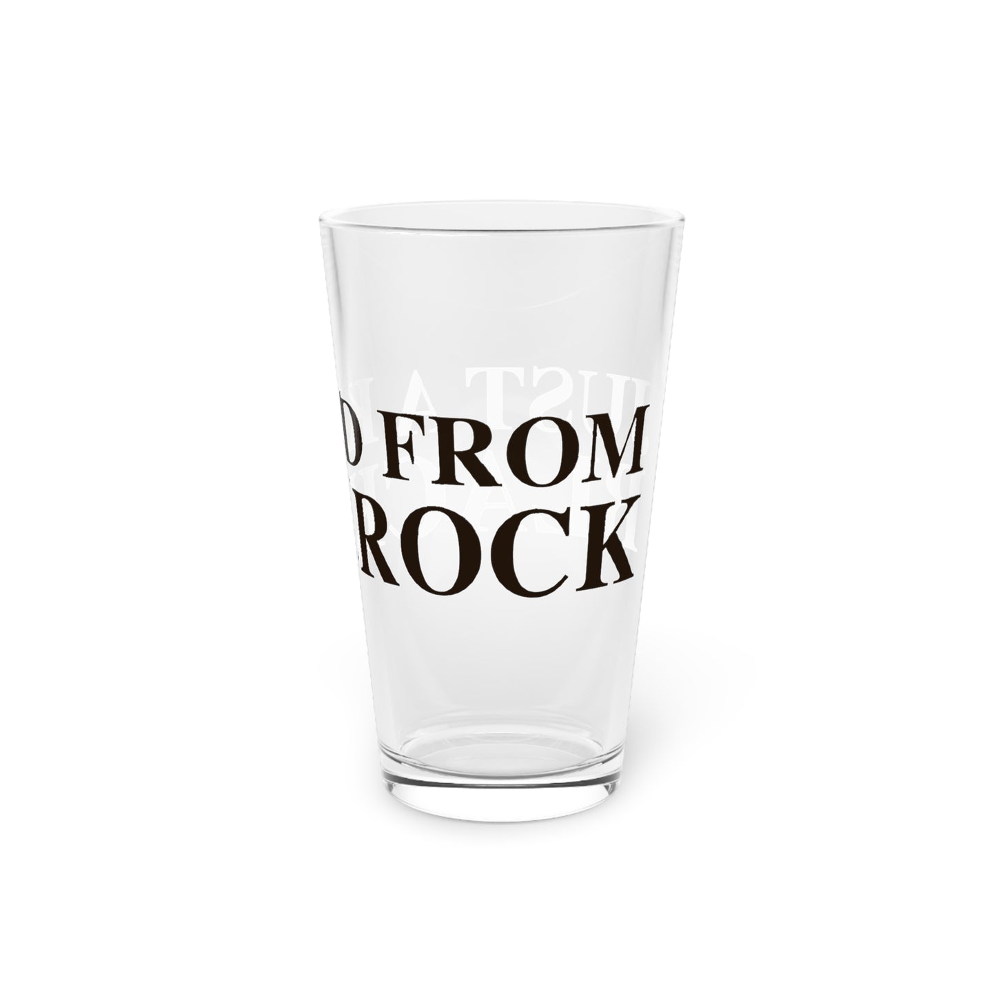 Just a kid from Black Rock Pint Glass, 16oz