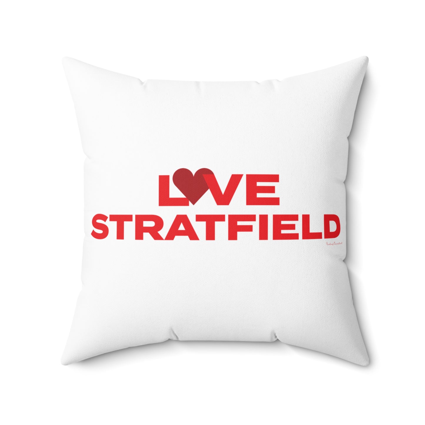 Love Stratfield Spun Polyester Square Pillow