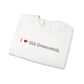 I Heart Old Greenwich. Unisex Heavy Blend™ Crewneck Sweatshirt