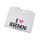 I Heart SHMN Unisex Heavy Blend™ Crewneck Sweatshirt