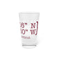 Bethel Coordinates Pint Glass, 16oz