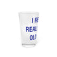 I Really Really Miss Old Lyme Pint Glass, 16oz